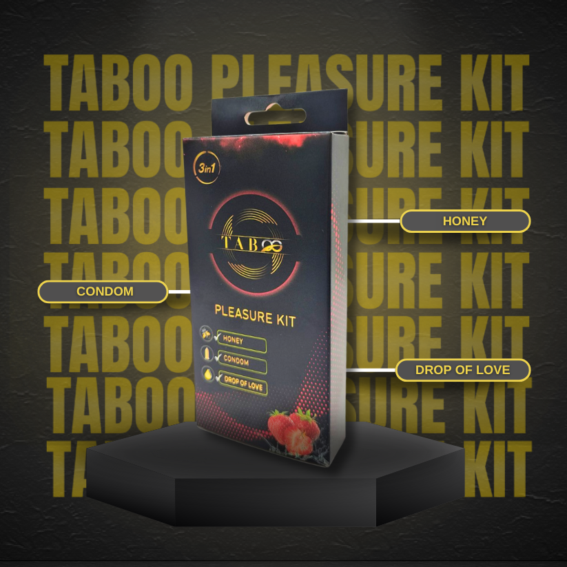 TABOO PLEASURE KIT - STRAWBERRY